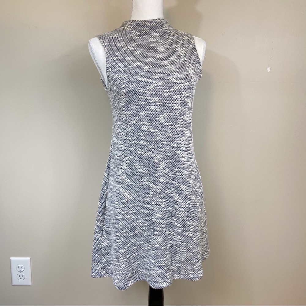 Trouble at the mill gray Molly marled dress NWT